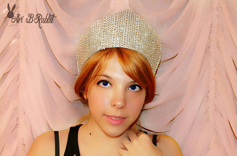 Crown Tiara Anastasia kokoshnik romanov gems movie princess Etsy