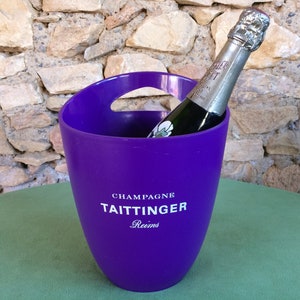 Taittinger Champagne Ice Bucket, French Vintage Wine Cooler