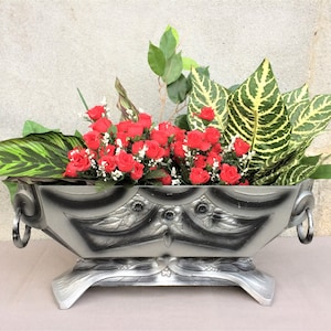 Large Antique Planter, Art Deco Jardiniere or Window Box
