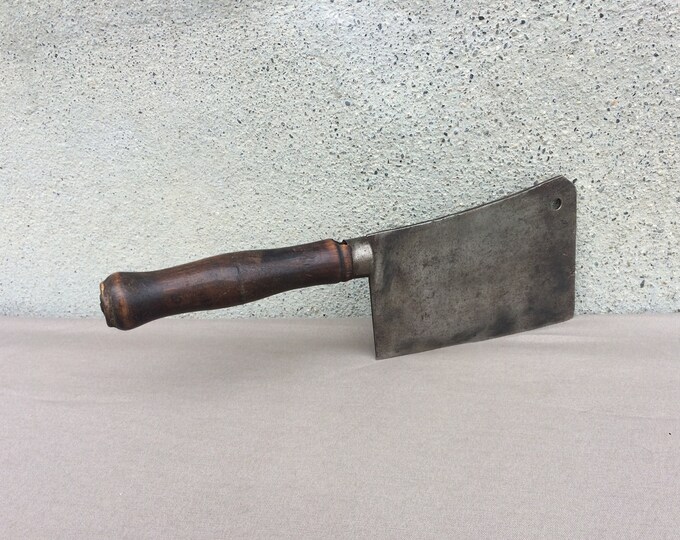 Rustic Cleaver French Vintage Meat Cleaver, Rustic Kitchen Decoration - Etsy