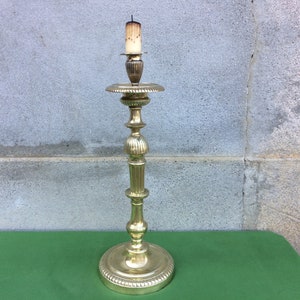 Church Altar Candlestick Holder, French Antique Gold Decor