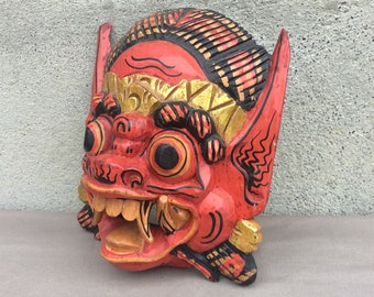インドネシアの仮面、バリ島発のお祝い用壁飾り - Etsy 日本