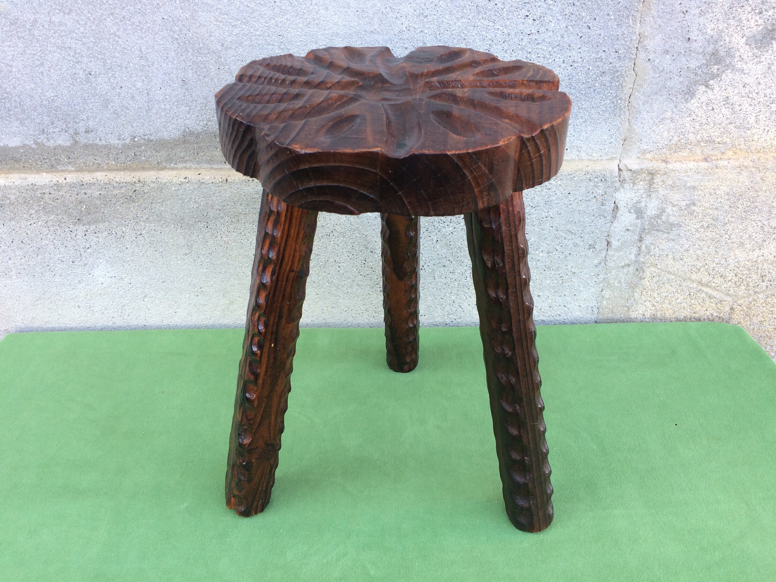 Table de Support Plante en Bois d'intérieur, Français Plantes Décoratif Vintage, Cadeau d'amoureux D