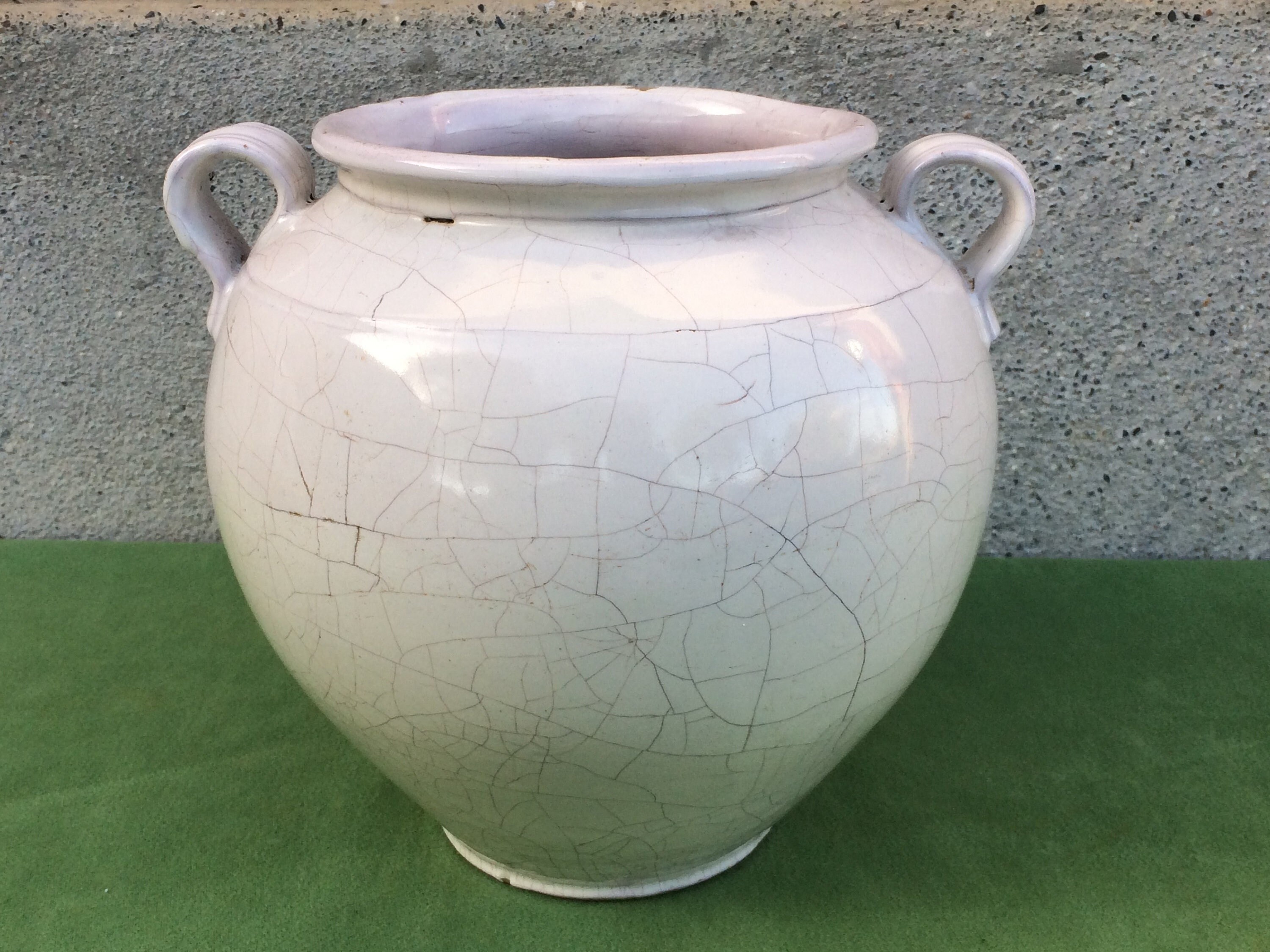 Pot de Français Confit en Grès Cruche ou Pot Ocre Émaillé, Poterie Antique, Décor Ferme Rustique, Tr