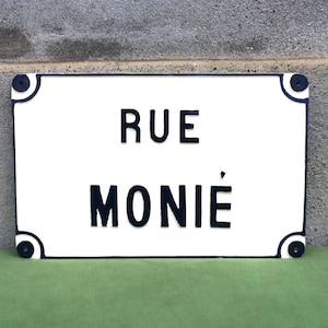 フランスのヴィンテージ道路標識