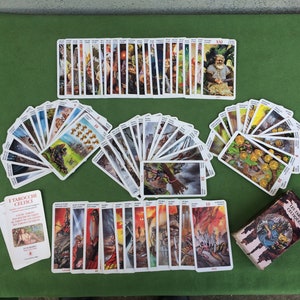 Tarocchi celtici, carte divinatorie o divinatorie d'epoca