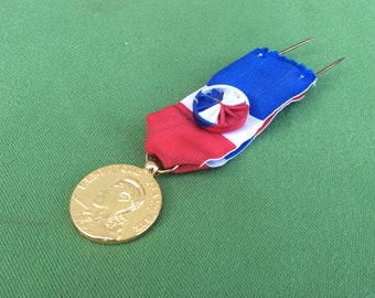 French Army 35 Year Service Medal, Vintage Militaria, Found And Flogged