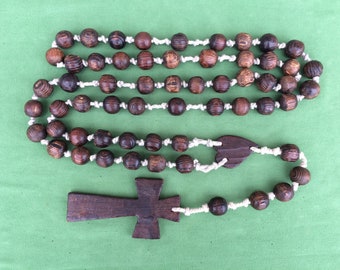 Large Vintage Home Stoup, Catholic Prayer Beads, Found And Flogged