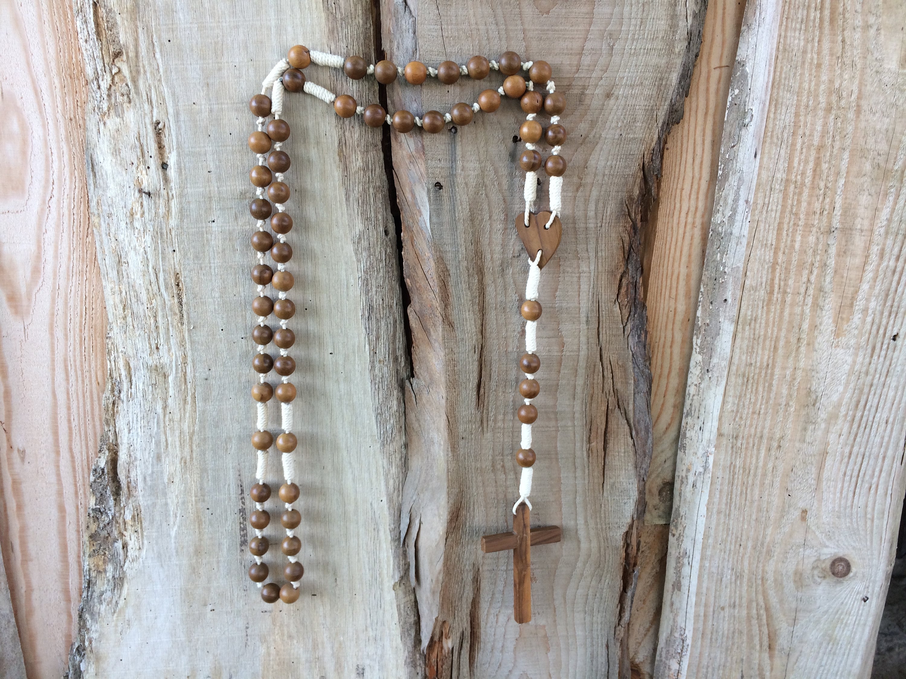 Large Rosary To Hang, Catholic Prayer Beads, Vintage Religious Gifts