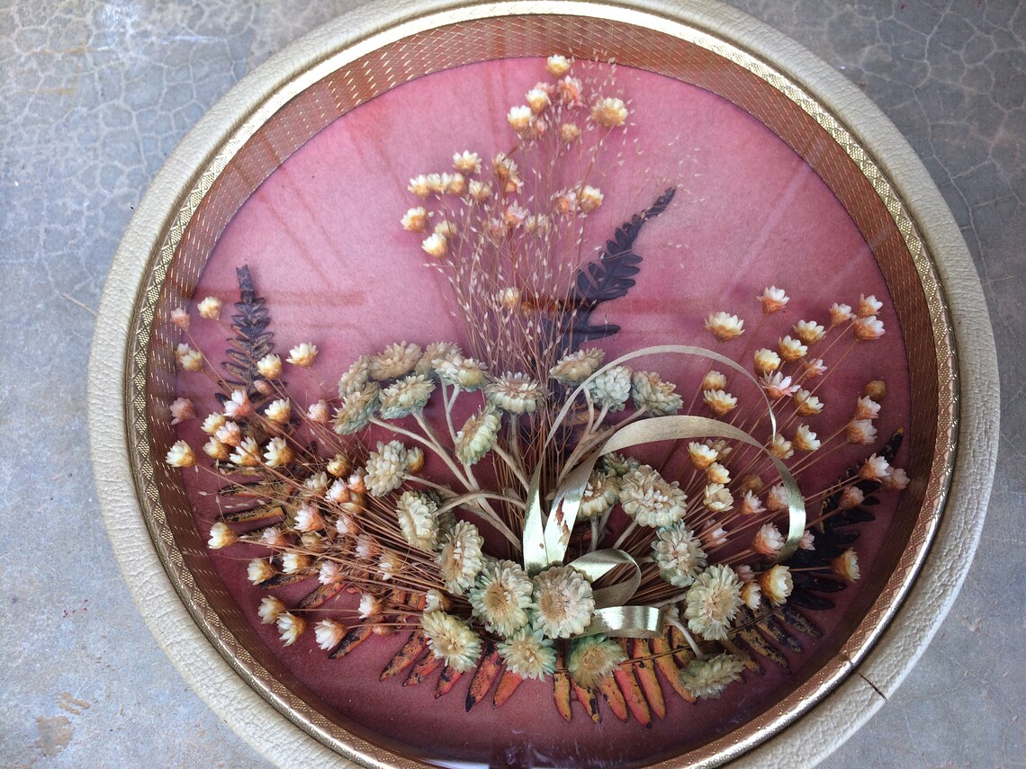 Dried Flowers Shadow Box Pair of Flower Display Boxes French Etsy