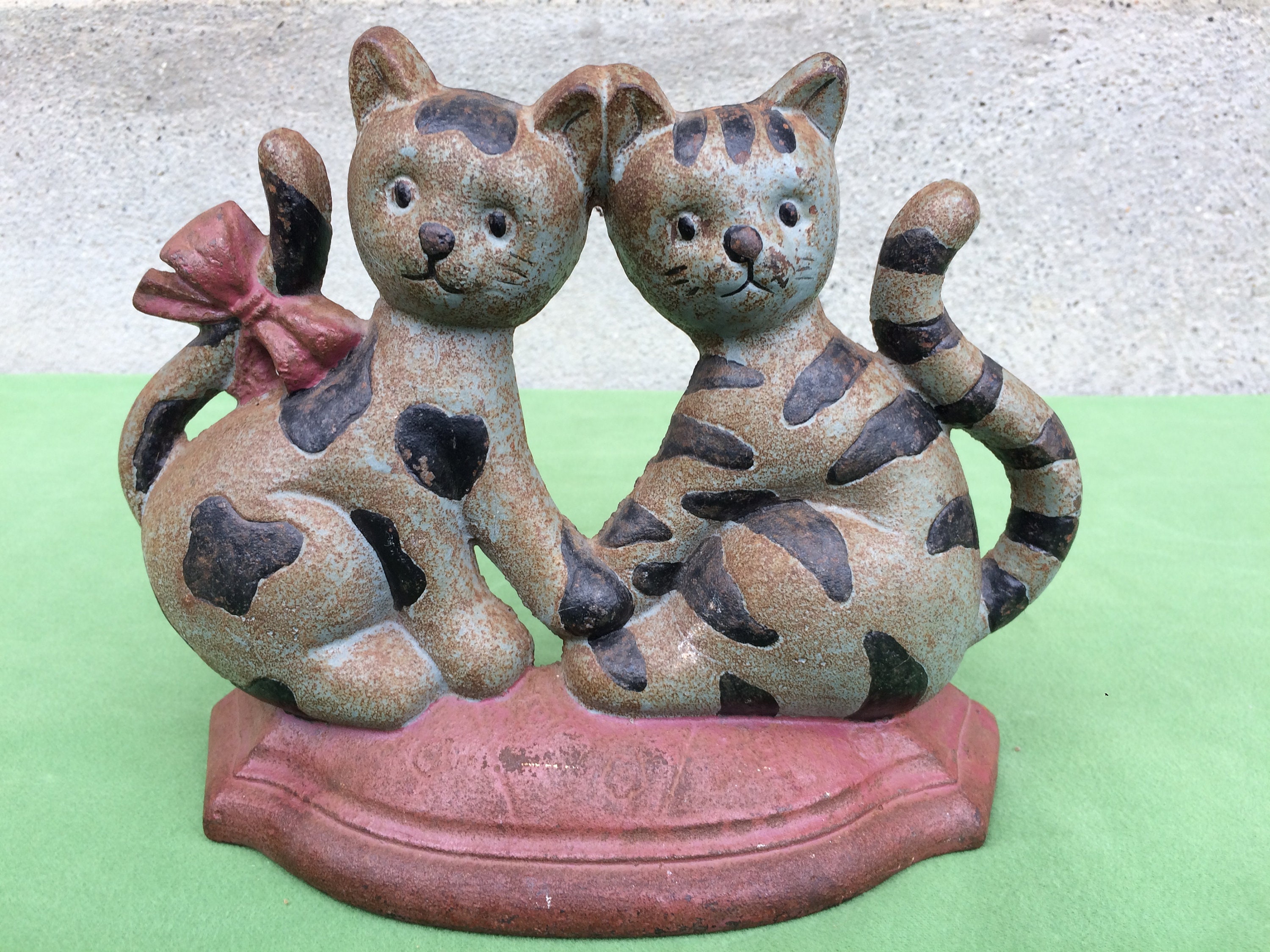 Bouchon de Porte Pour Chat ou Arrêt Porte, Français'arrêt en Fonte Antique Cat, Cadeaux Chats, Décor