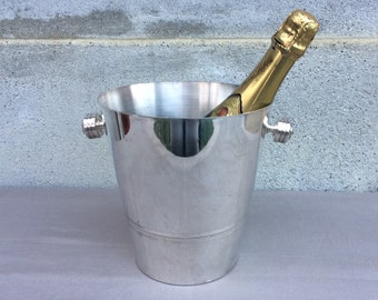 Silver Champagne Ice Bucket, French Vintage Barware, Found And Flogged