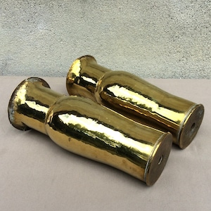 Pair Of Trench Art Vases, WW1 Militaria, Found And Flogged