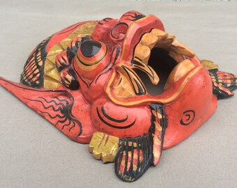 インドネシアの仮面、バリ島発のお祝い用壁飾り - Etsy 日本