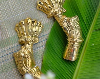 Padma Hastham - Brass lotus side hands