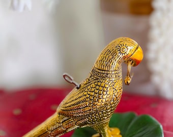 Swarna Chiluka - Gold Parrot for Ammavaru Alankaram