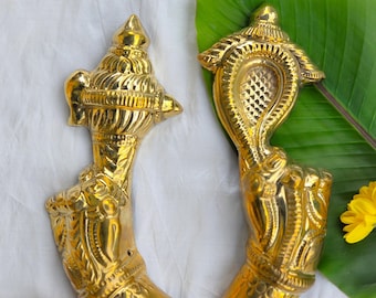 Brass Ankusam and Paasam - Deity Side Hands (Pair)