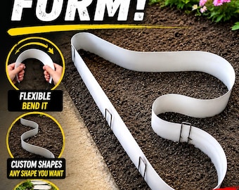 Custom Stone Maker Mold | Flexible Vinyl Garden Path Form, DIY Stepping Stones