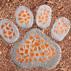 Stepping Stone DIY Walk Maker Mold Concrete Stones Garden Path Patio Walkways image 2