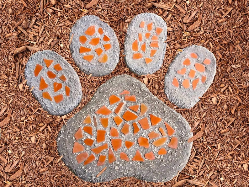 Stepping Stone DIY Walk Maker Mold Concrete Stones Garden Path Patio Walkways image 2