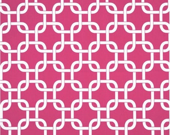 Discount Fabric Premier Prints Best Friend Candy Pink and White Dogs PR22