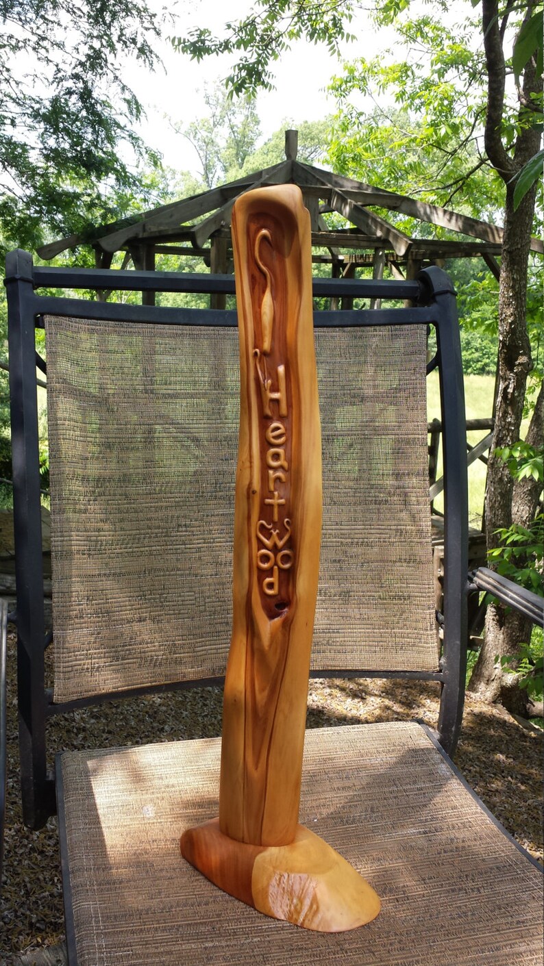 Heartwood Carving Eastern red cedar heartwood with Etsy