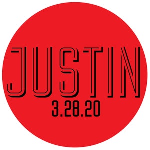 Neon Modern 3D Bar and Bat Mitzvah Logo