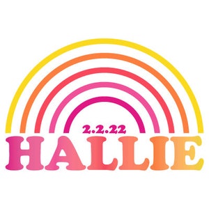 Rainbow Bar and Bat Mitzvah Logo