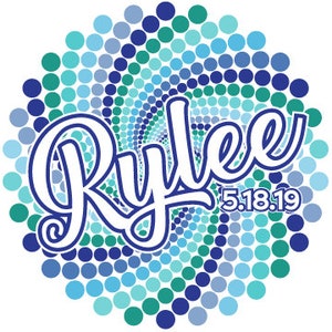 Colorful Dots Bar and Bat Mitzvah Logo