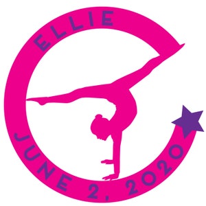 Gymnastics Bat Mitzvah Logo