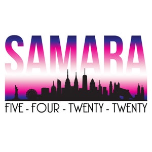 New York City Skyline Bar and Bat Mitzvah Logo