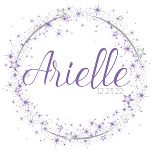 Glitter Stars Bat Mitzvah Logo