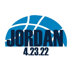 Basketball Sports Bar Mitzvah Logo
