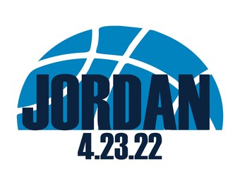 Basketball Sports Bar Mitzvah Logo
