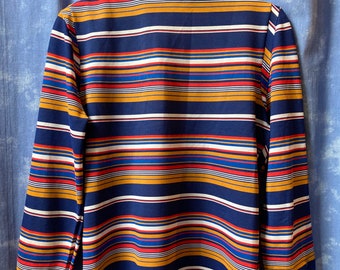 red and white striped turtleneck mens