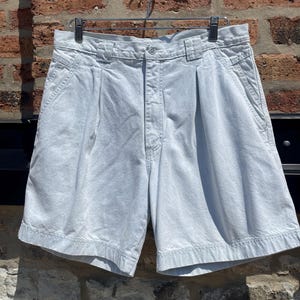 Retro 80s 90s Lee Light Acid Wash Jean Shorts Jorts Size 34