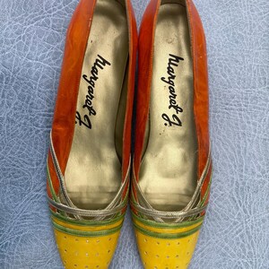 Yellow Mod Shoes - Etsy
