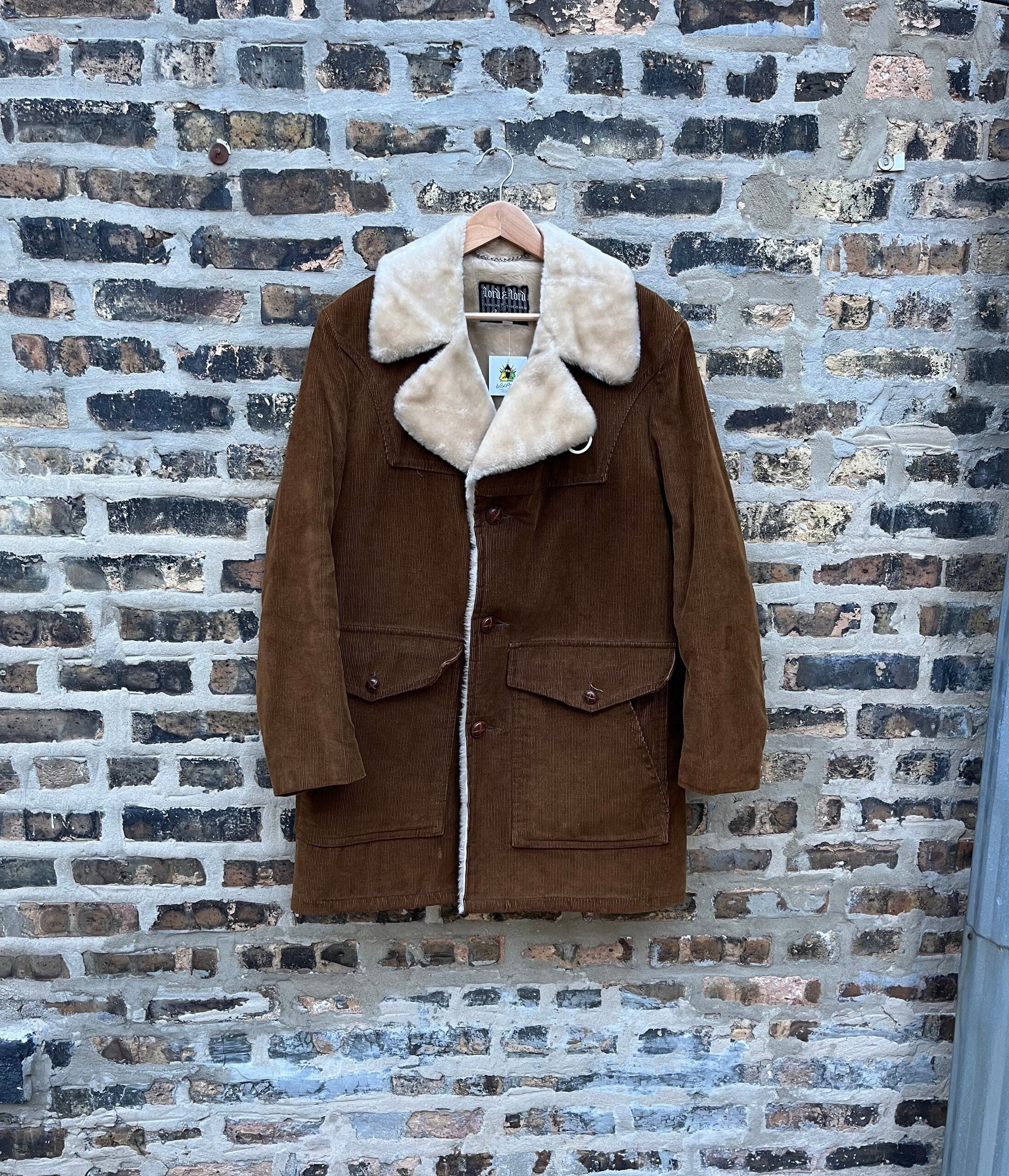 Corduroy Fur Coat - Etsy