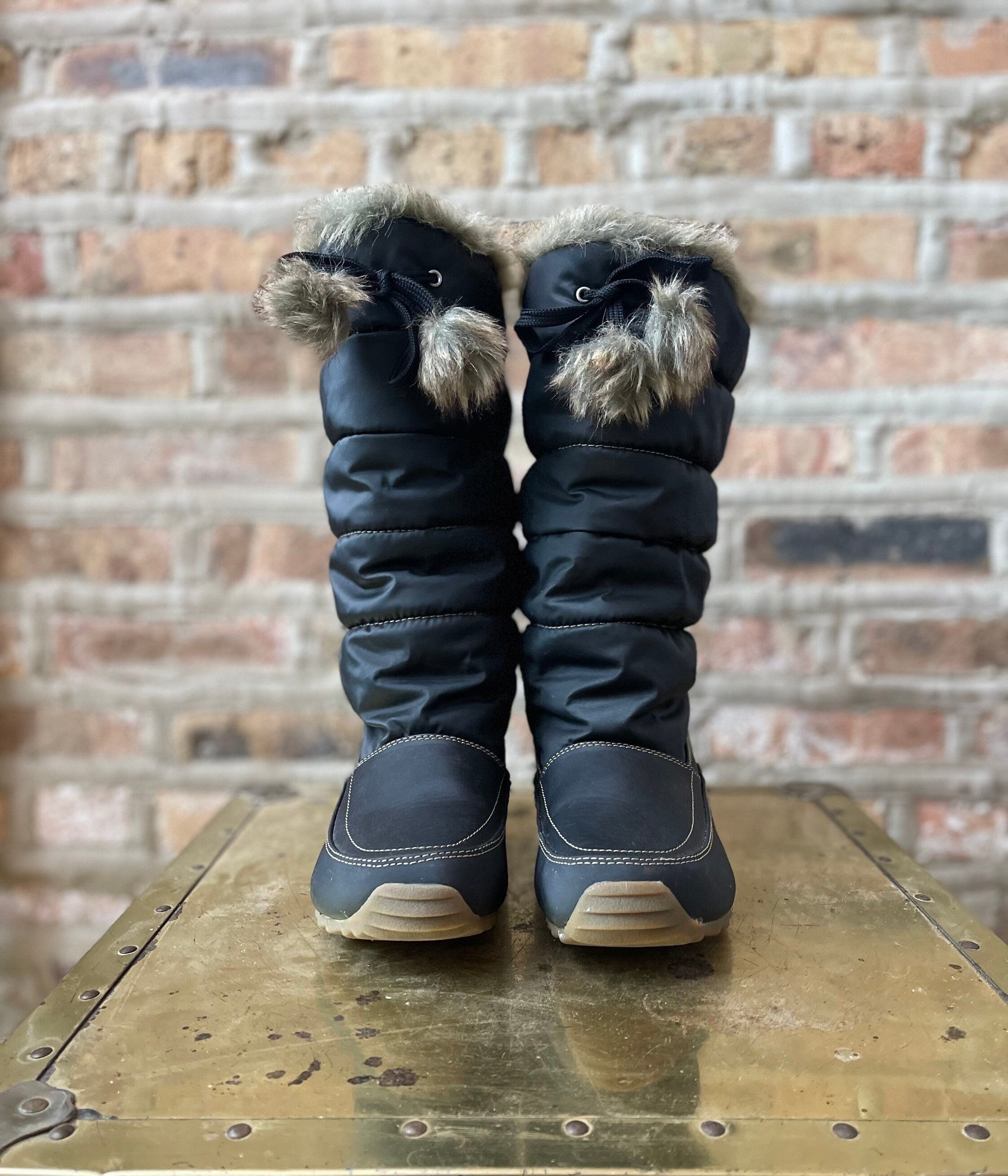 Buy Women Snow Boots Winter Shoes with Fur Lined Warm Slip On