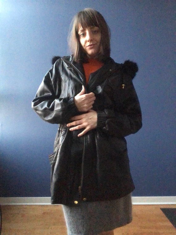 Retro 80s 90s Worthington Lambskin 