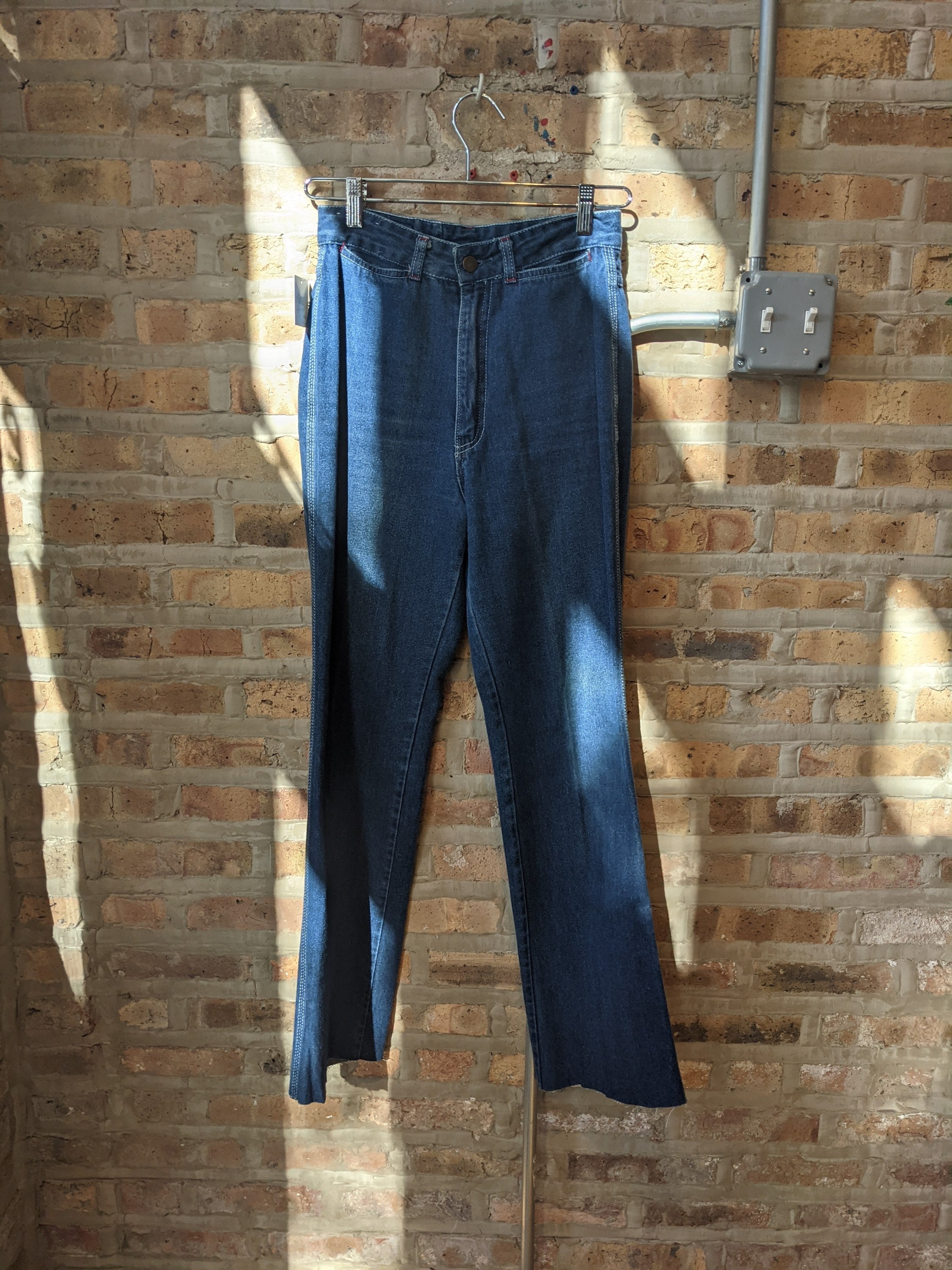 Vintage 70s De Choix French Denim High 