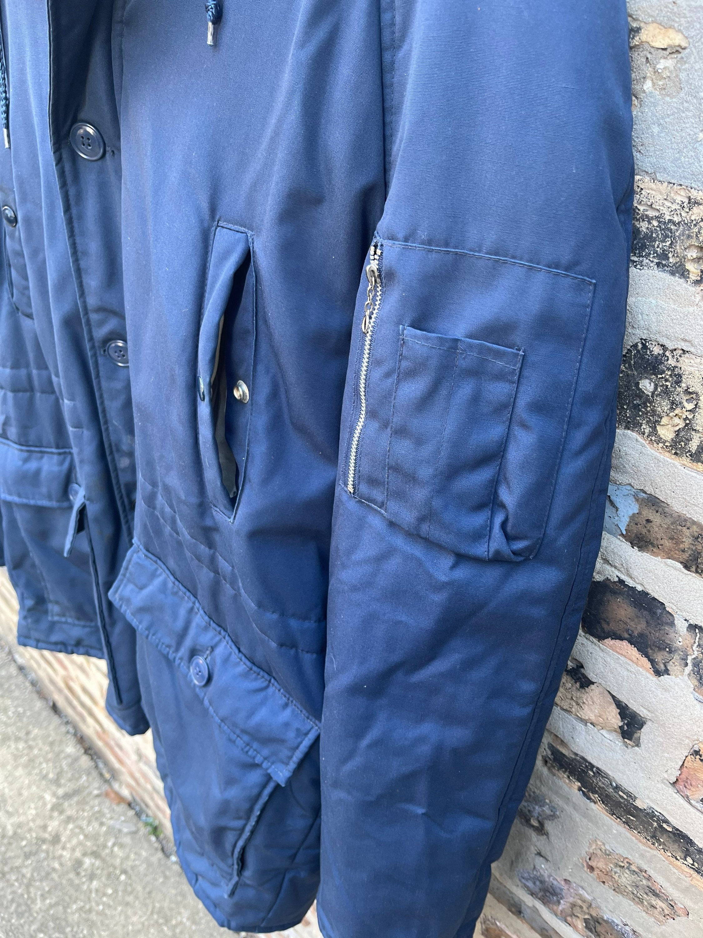 Vintage 70s 80s Sears Work 'n Leisure Jacket Navy Blue Vintage 70s 80s Sears Work 'n Leisure Jacket Navy Blue