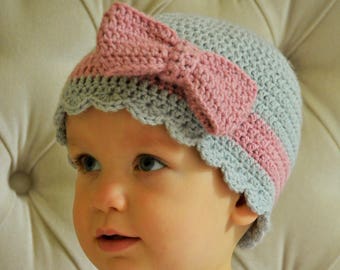 CROCHET PATTERN- The Delilah Beanie (Baby, Toddler, Child, Adult sizes)- crochet hat pattern crochet beanie-Instant PDF Download