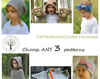 Pattern Discount Package - CHOOSE ANY 3