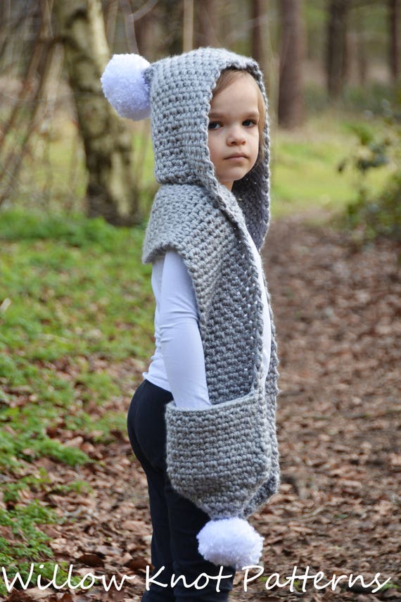 CROCHET PATTERN the Snowdrift Hooded Scarf toddler Child Teen Adult Sizes crochet Hood Pattern Crochet Scarf instant PDF Download Etsy Canada