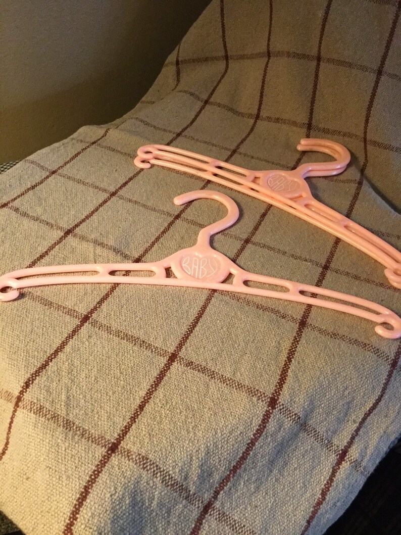 Set of 3 Pink Baby Nursery Plastic Hangers by Empire Tidy Tots Etsy