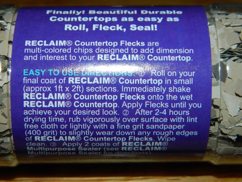 Reclaim Beyond Paint Charcoal Countertop Flecks 85g New Etsy