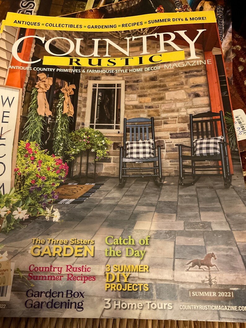 Past Issue of Country Rustic Magazine Spr 2021, Summer 2021, Summer 2022, Fall 2022, Winter 2022, Spr 2023, Summer 2023, Fall 2023 Winter 23 Summer 2022