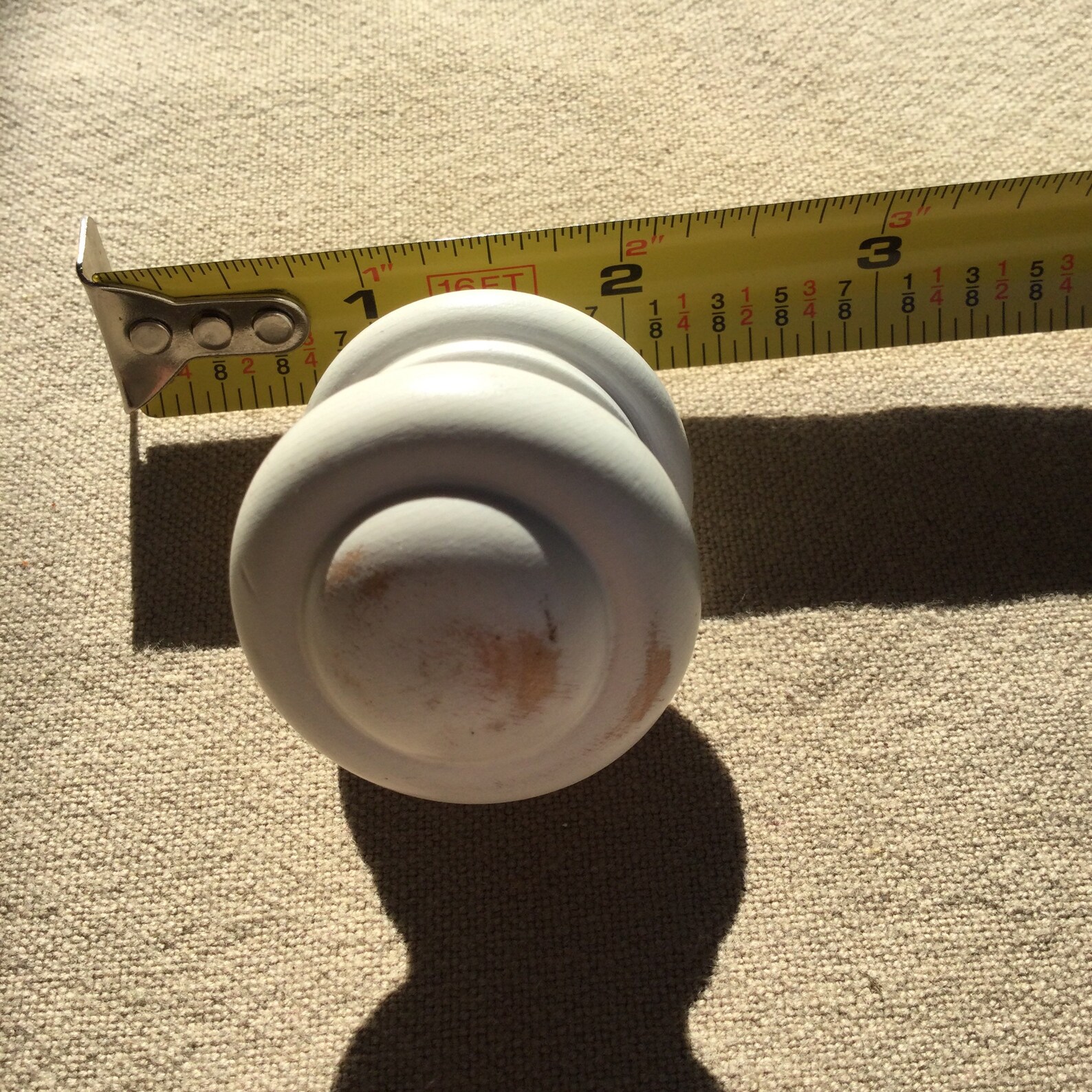 Ethan Allen Solid Wood drawer Knobs 2 across with Etsy