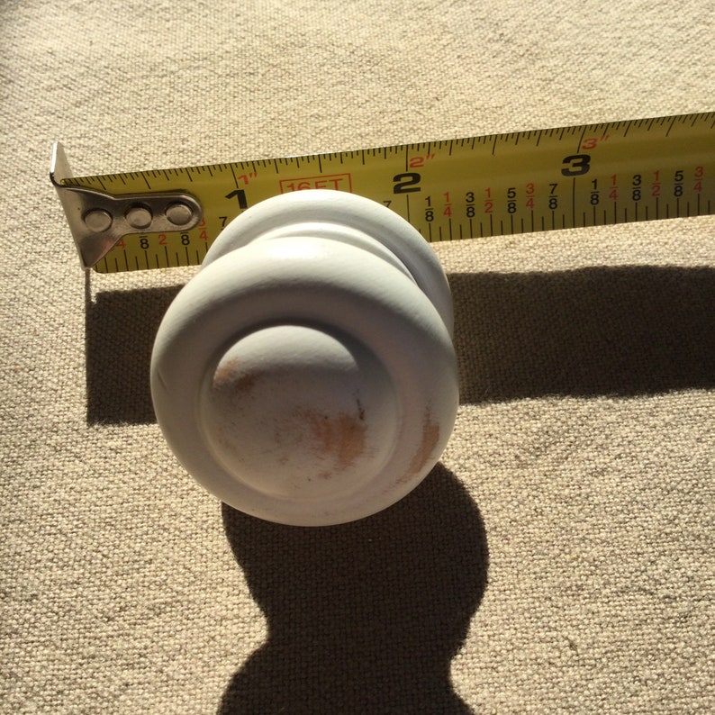 Ethan Allen Solid Wood Drawer Knobs 2 Across With Etsy